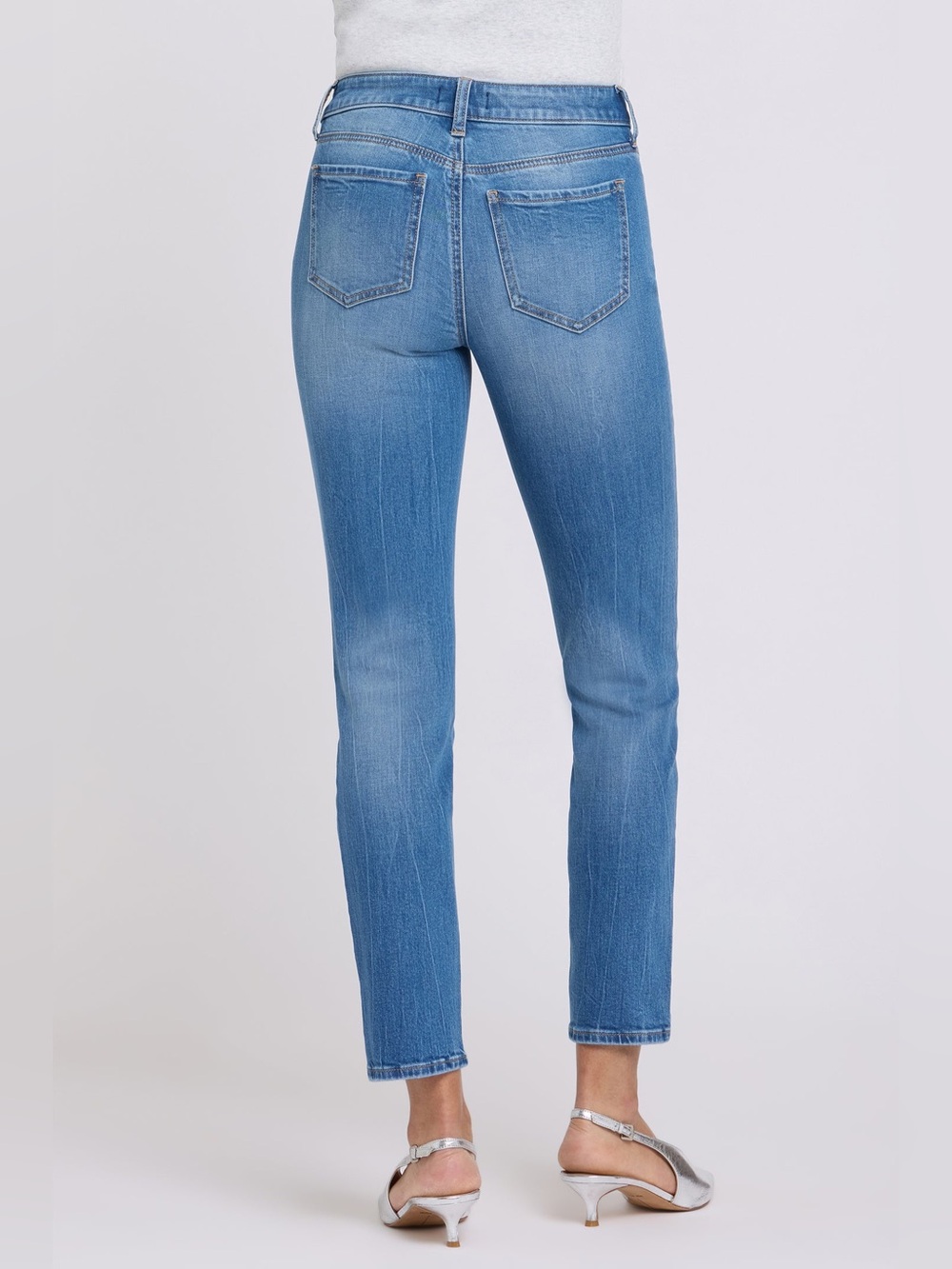NYDJ Sheri Slim Straight Ankle Jeans, NWT - Size 6 - Picture 7 of 10